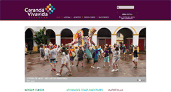 Desktop Screenshot of carandavivavida.com.br