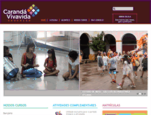 Tablet Screenshot of carandavivavida.com.br